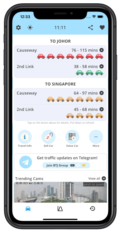 Traffic conditions view