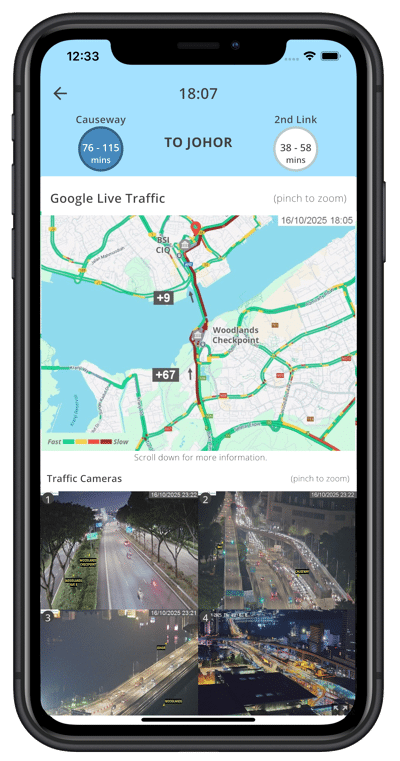 Detailed travel information